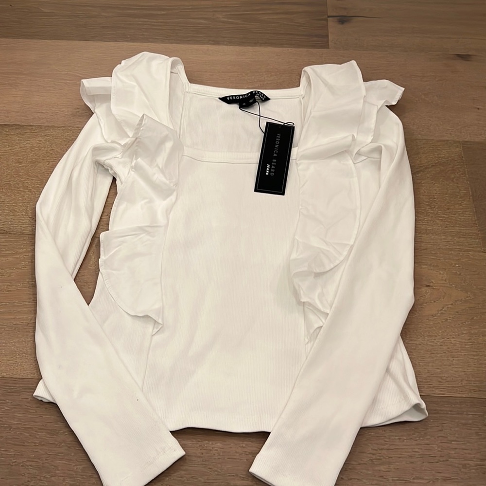 Veronica Beard Ruffle Top